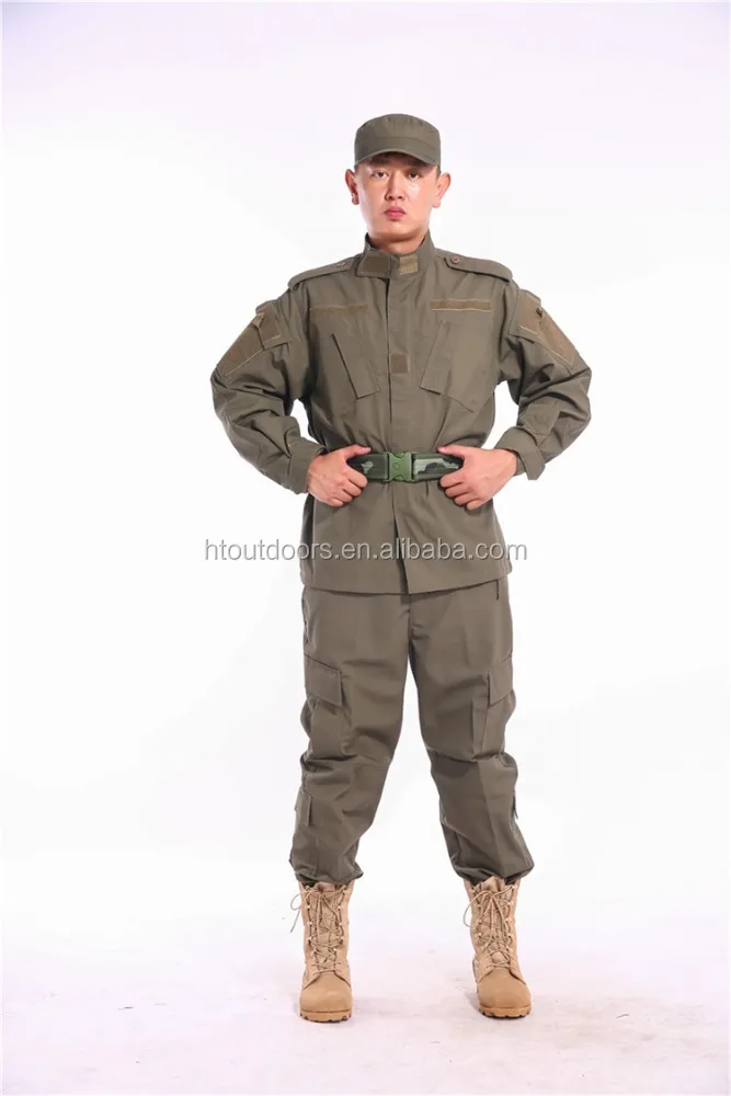 Made in China wholesale green military uniform