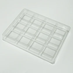 Food-grade Clear Plastic Cookie Inserted Box Blister Chocolate Packaging Tray