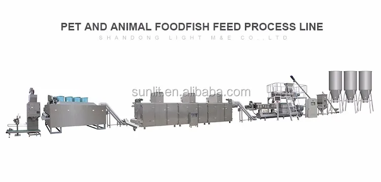 China Famous New Design Automatic Cat Feed Machinery