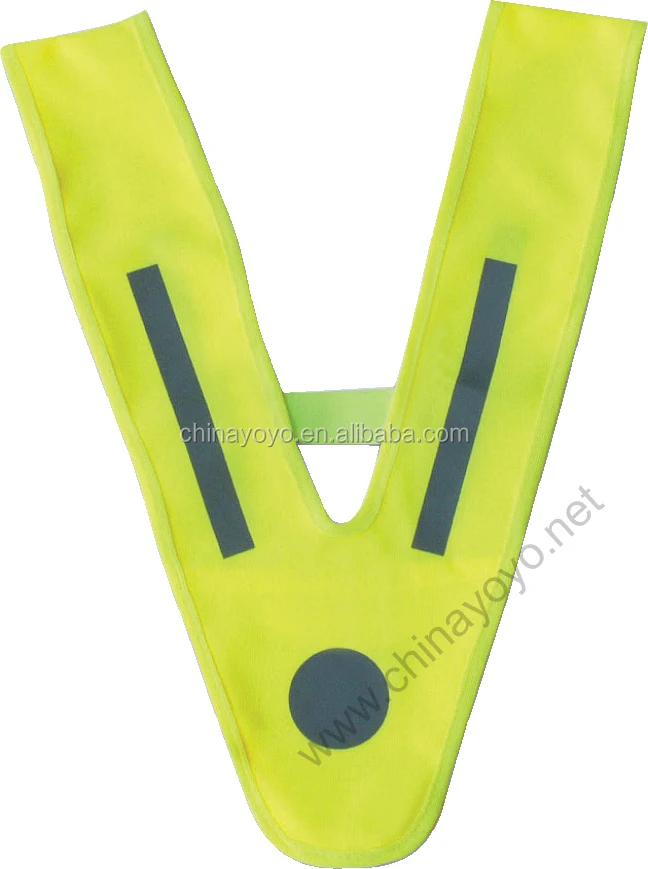 Детский светоотражающий жилет с V-образной