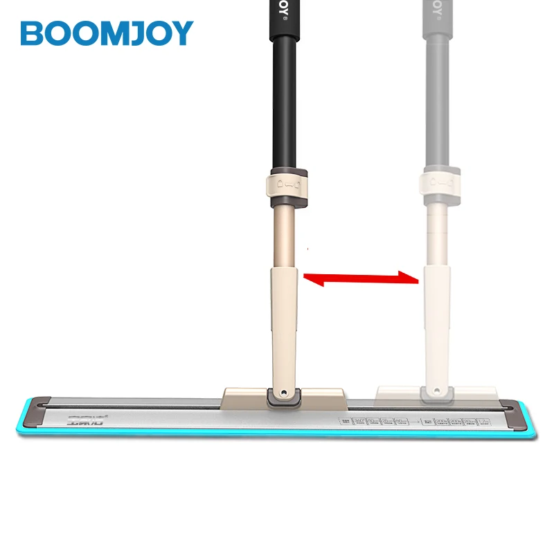 Wholesale aluminum plate steam magic microfiber 360 easy cleaning flat mop changeable pole position creative design