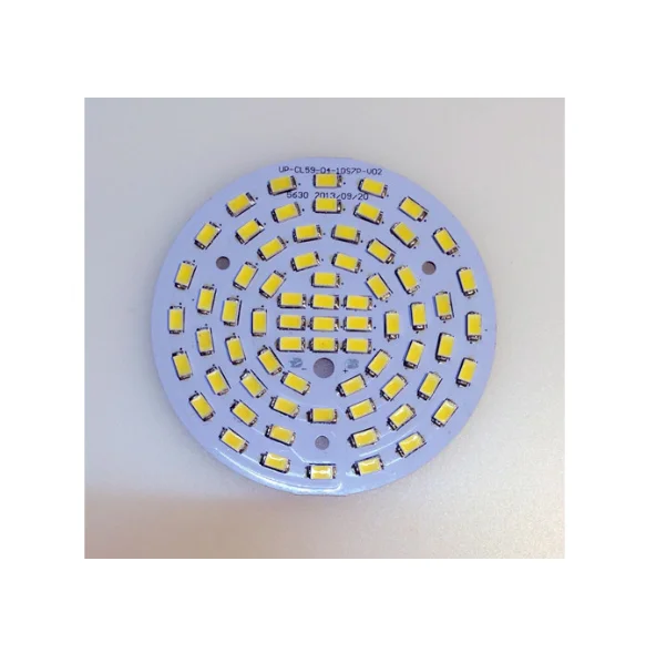 Светодиодная круглая алюминиевая печатная плата для светодиодного освещения