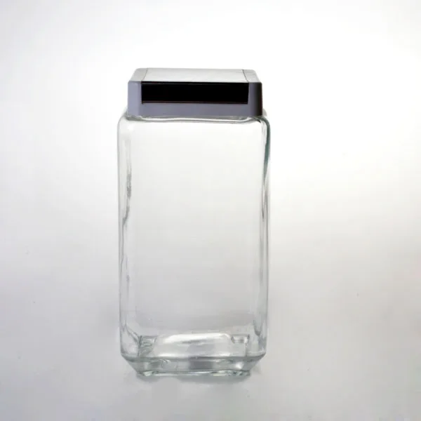 Christmas gift home glass storage jar jam jar honey jar used