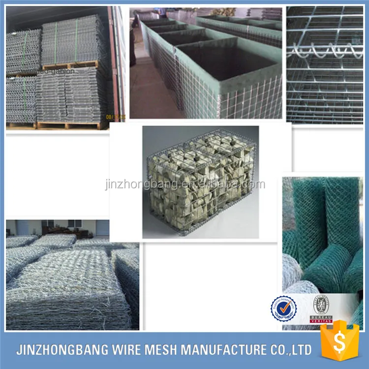 
200x30x30cm size 50x100mm mesh galfan welded gabion 