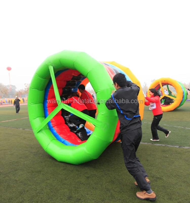 inflatable water roller Inflatable floating water games inflatable walking land roller