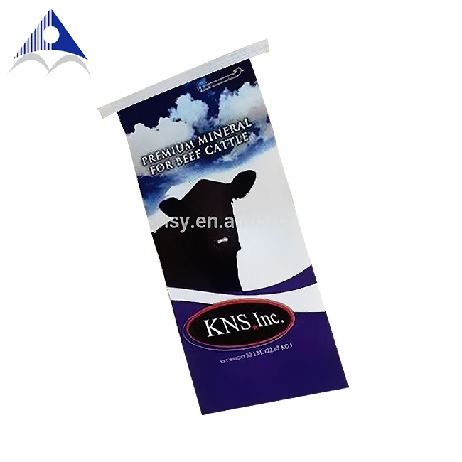 Крупного рогатого скота feed тканые полифенилен мешки для корма продажи легко открывать pp