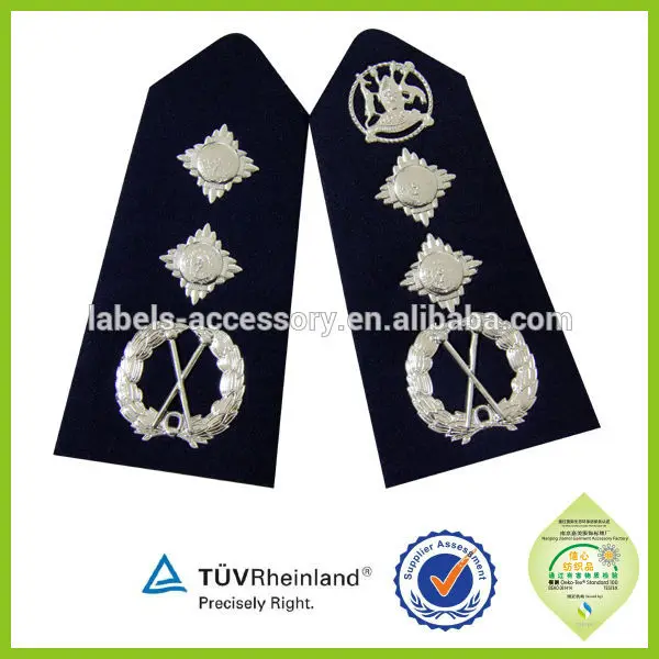 Wholesale Custom Black Army Uniform Epaulettes