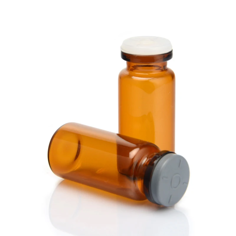 Фармацевтические флаконы ВЭЖХ для инъекций, 1 мл, 2 мл, 3 мл, 10 мл, янтарные прозрачные стеклянные флаконы для стероидов