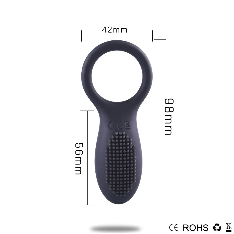 10 Vibrating Wireless Remote Penis Ring Massager Clitoris Stimulator Delay Ejaculation Cock Ring