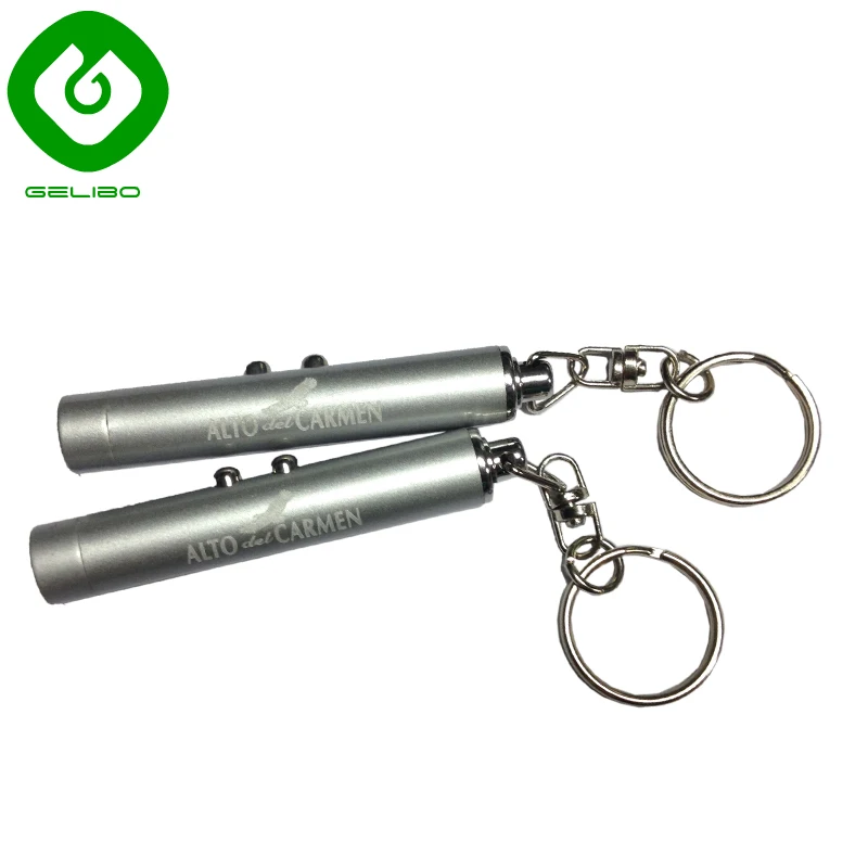 Hot sale 2 in 1 LED Flashlight keychain with Laser Pointer
