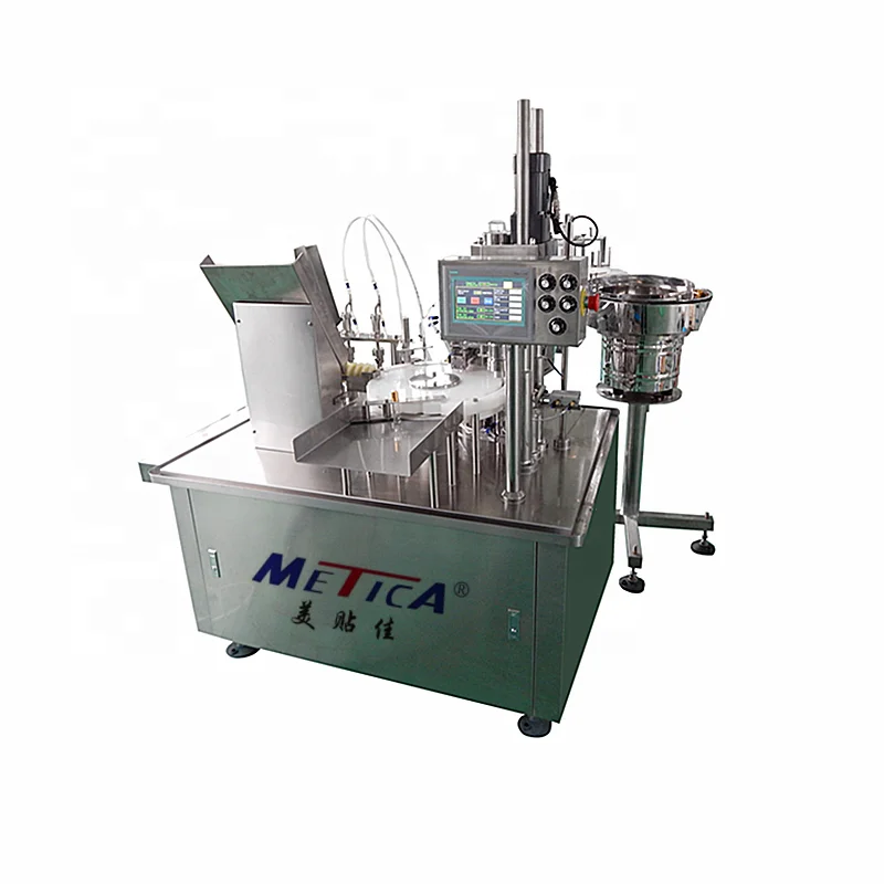 New designed professional manufacturer automatic small bottle filling capping machine and vials filler and capper