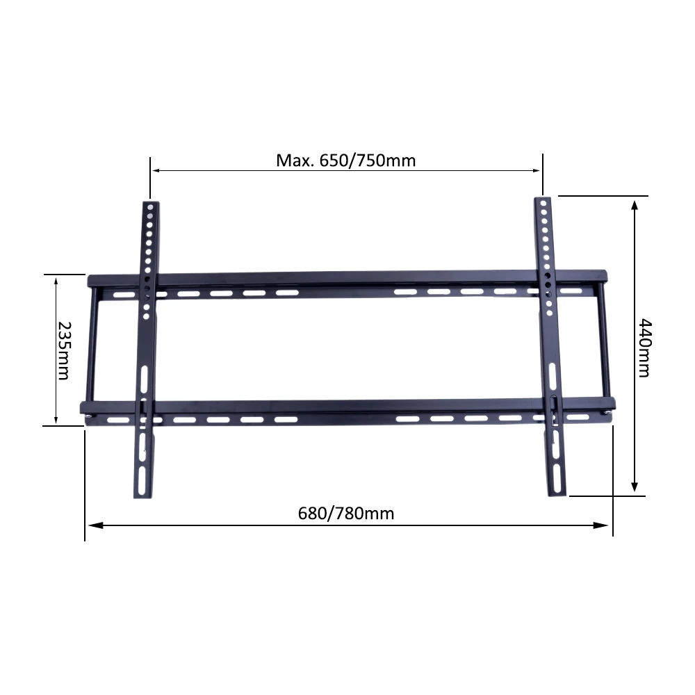 
2016 economical universal fixed 3d lcd led tv wall mount brackets with vesa 700*400 for 40