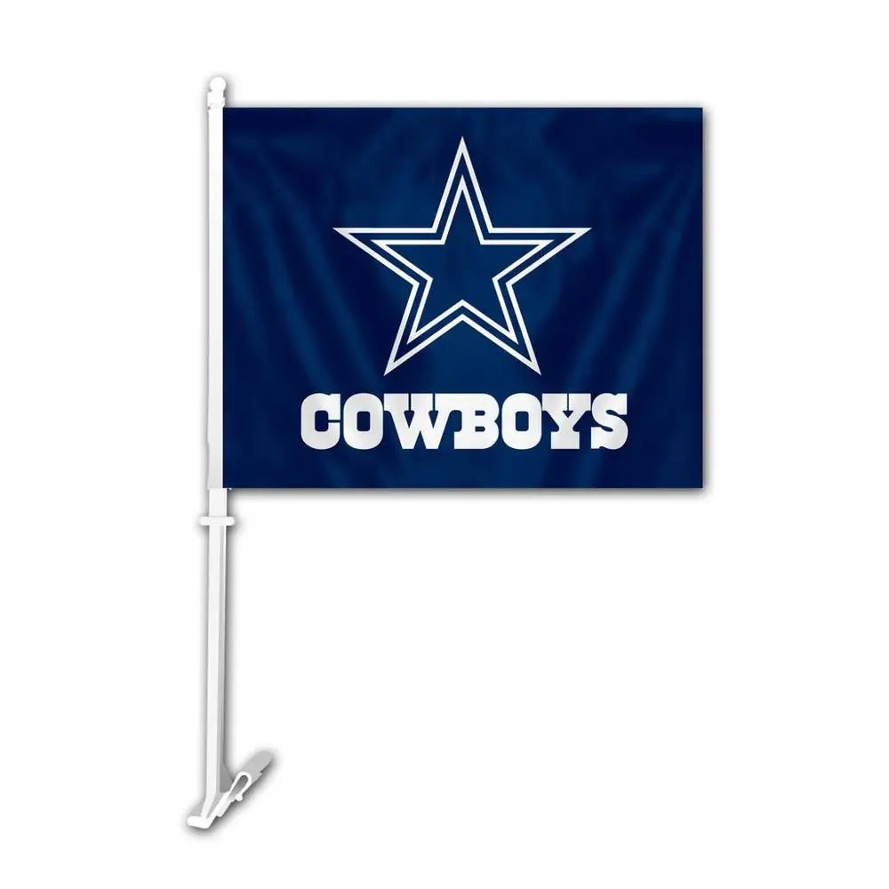 
China High quality custom design fabric Double-sided dallas cowboys flag 