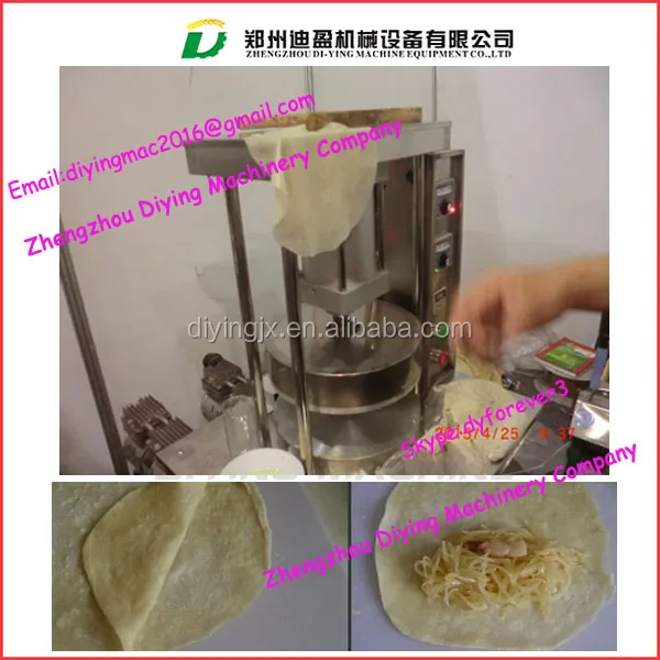 Roti Chapati Pancake Tortilla Making Machine For Corn Flour Round Bread