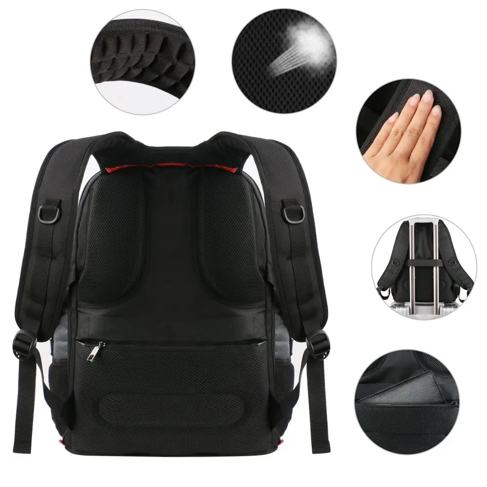 50L Custom color anti theft large outdoor hiking black anti theft pro dlx 5 tectonic pft solo laptop backpack gray 17.3 for men