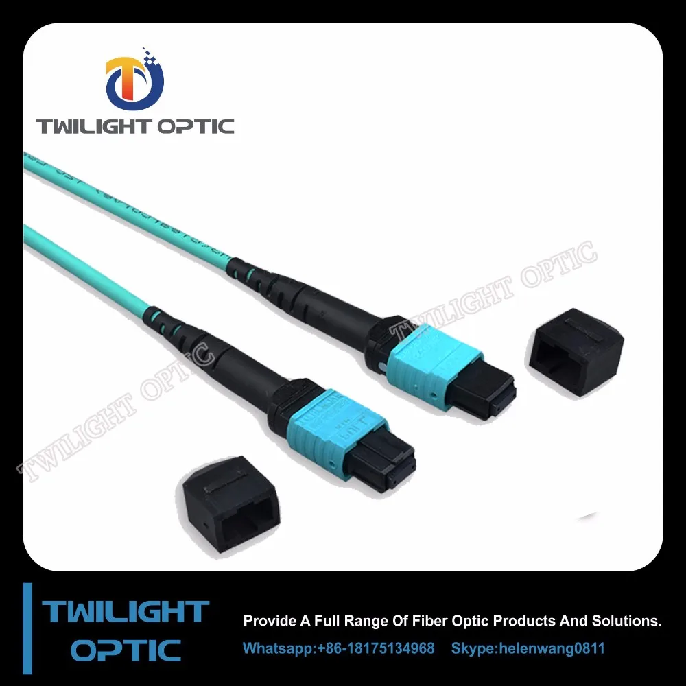 MTP женский женский 12 волокна om3 mtp магистрального кабеля