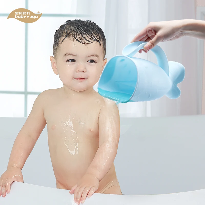 
Tear-free Shampoo Baby Bath Waterfall Rinser Cup 