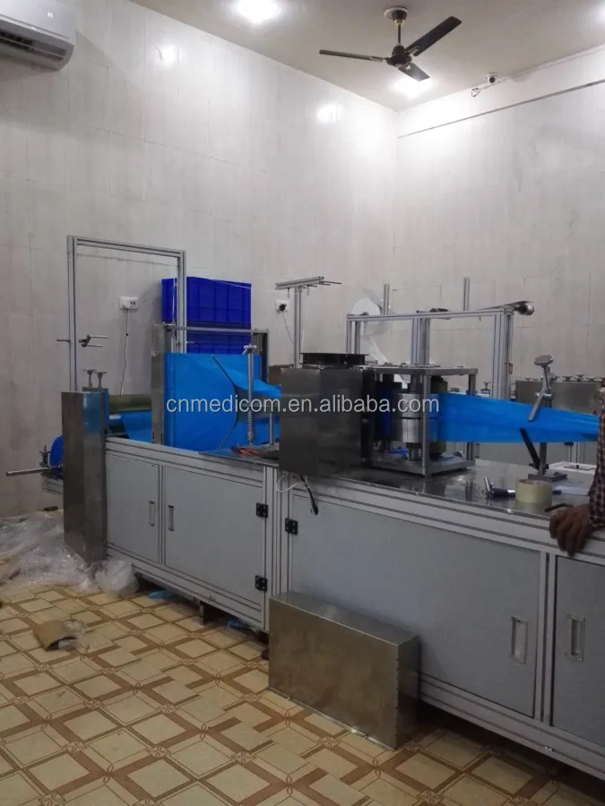 Full-automatic Tie-on Elastic Doctor Cap Making Machine