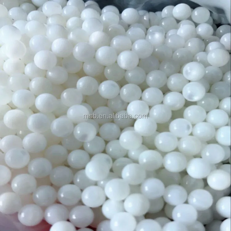 Mississippi Shell A Grade Pearl Nucleus, China Mother Of Pearl Decorative Ball Bead Manufacturers
