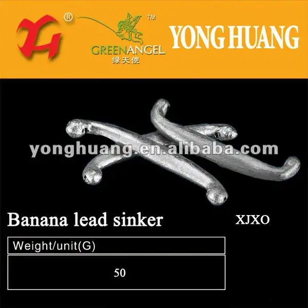 branana формы свинца вес для рыболовных