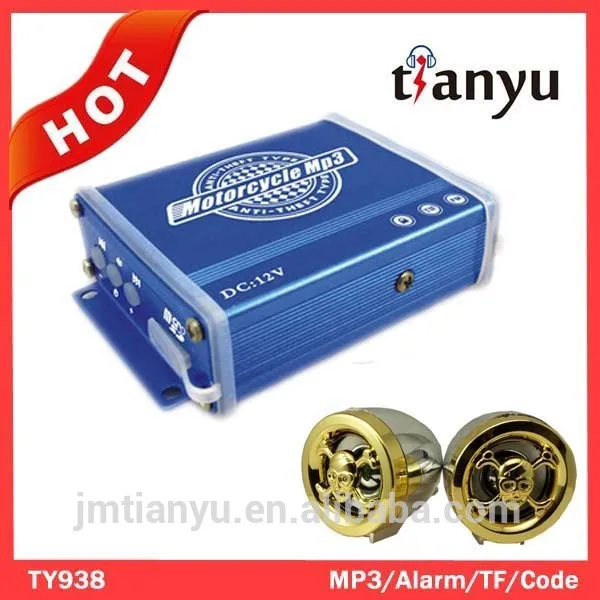 пульт дистанционного управления мотоцикла сигнализация аудио fm приемник стерео mp3-плеер