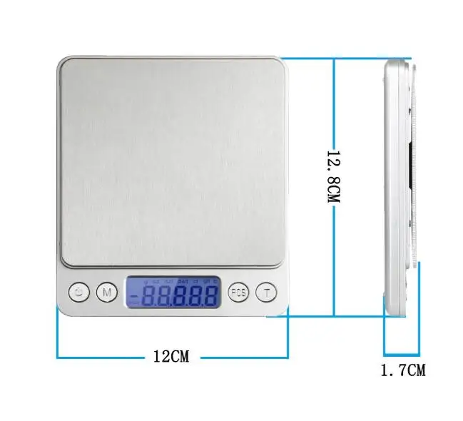 
Stainless steel Digital Small Kitchen Multifunction Food Household Scales for Bake Jewelry Weight 