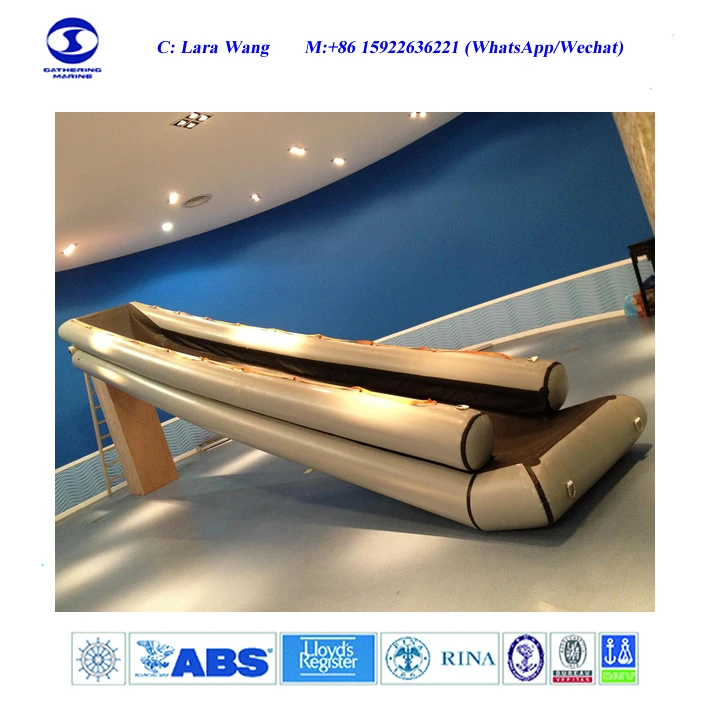 SOLAS standard Marine Single Slide Escape Chute Vertical Evacuation System