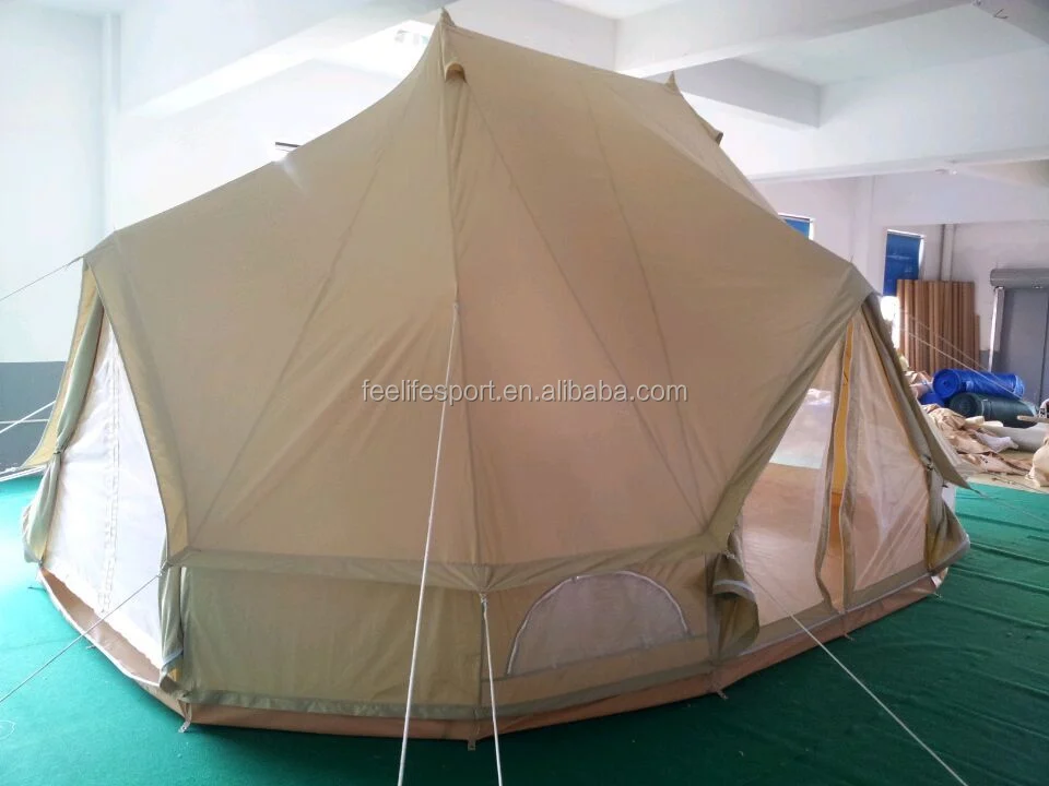 outdoor camping waterproof glamping tent safari canvas tent