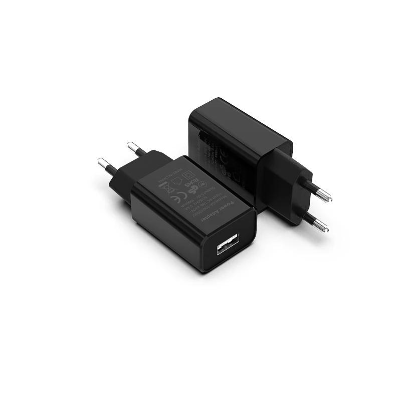 5V 1A European standard mobile phone charger CE GS RoHS certified EU high quality intelligent USB charger