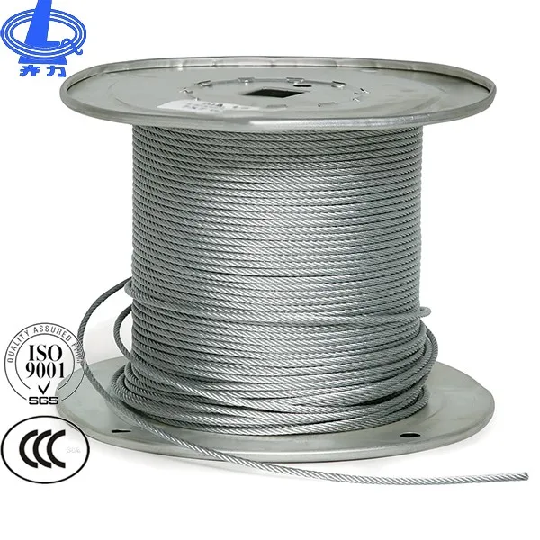 Galvanized Elevator Steel Wire Rope for Lifting