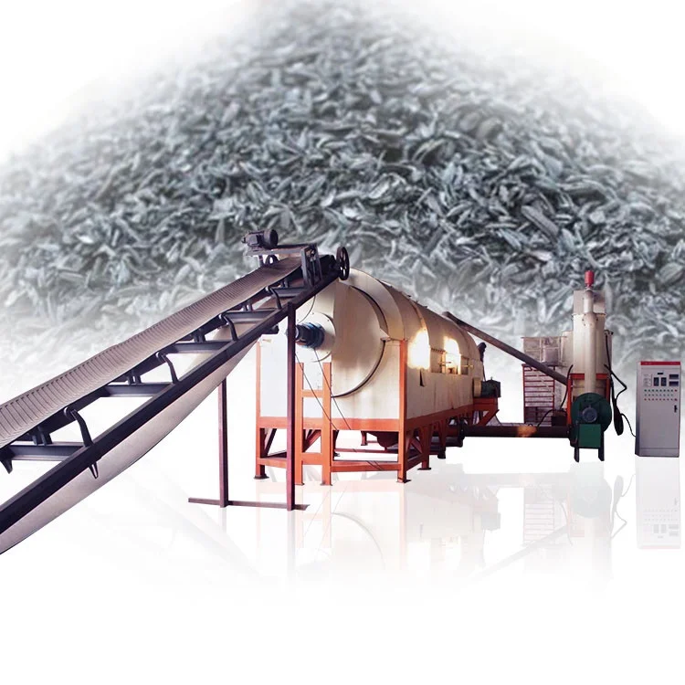 Biomass Wood Sawdust Briquette Bamboo Coconut Shell Carbonization Furnace Machine