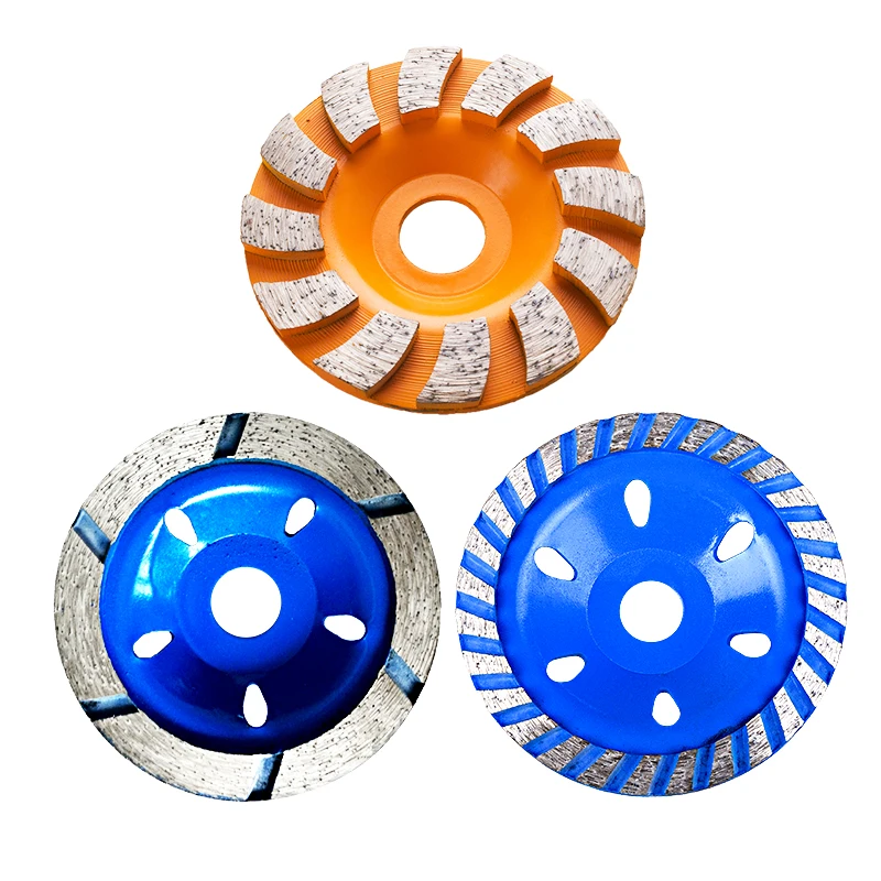Changli Orange 90mm 1.9mm segment thickness 8mm segment highness 20mm inner hole concrete cup wheel