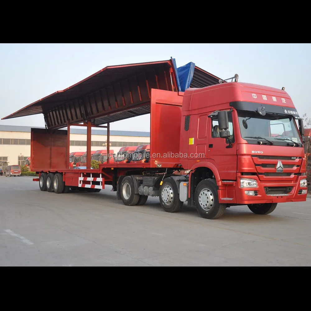 
High Quality Wing Van Trailer,Wing Body Truck Trailer,Open Van Semi Trailers 