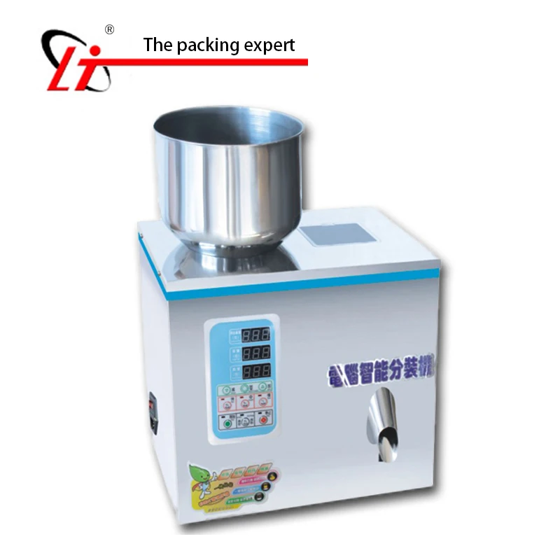 powder doser Automatic Small scale herb seed salt rice powder filling and weighing machine tea leaf packing machine filler