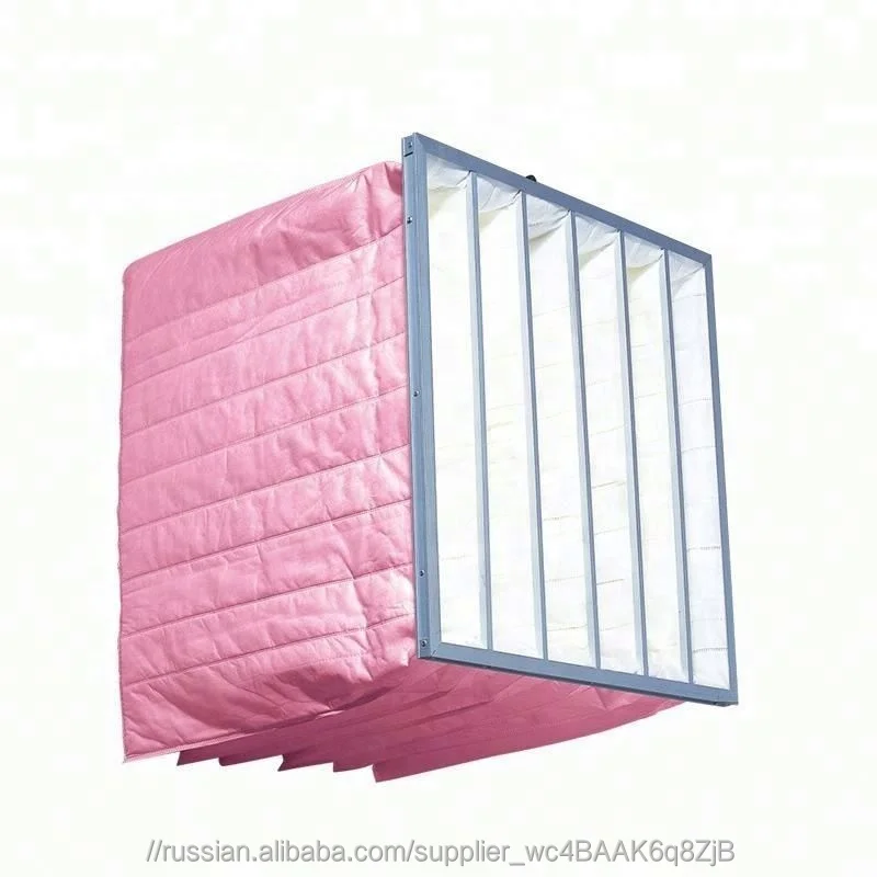 Excellent Quality F5 Ahu Grade Pocket Bag Air HEPA Filter