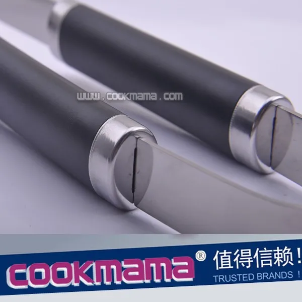 6pcs plastic handle bbq tool set with case