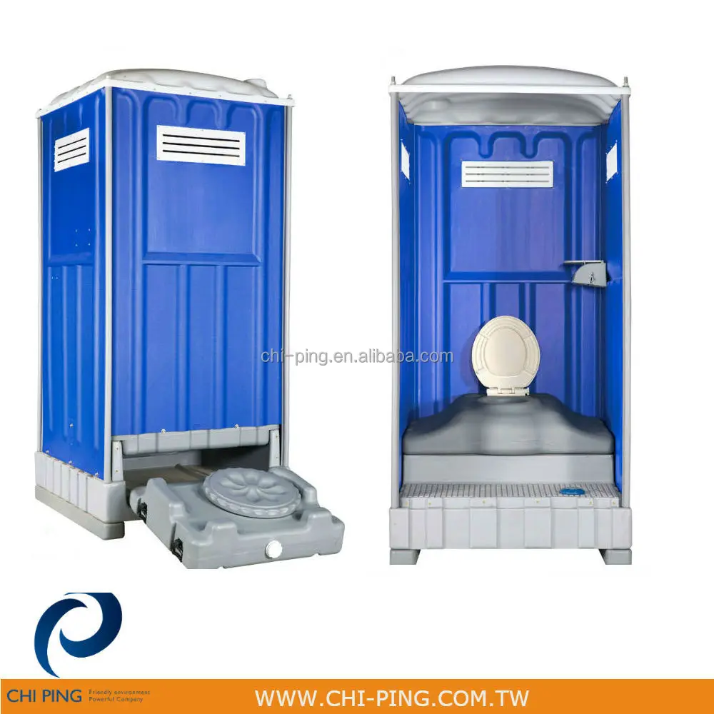 HDPE Seat type portable toilet feat Mobile Septic tank