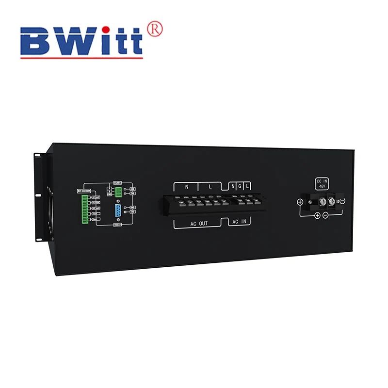 19 дюймов 4U rackmount 220vdc 10 кВт инвертор сделано в Китае 10 ква инвертор для трансмиссионной подстанции