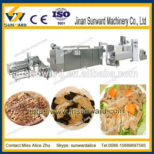 автоматические искусственные мясо машины/текстурированных соевых белков машины/сои protain создатель