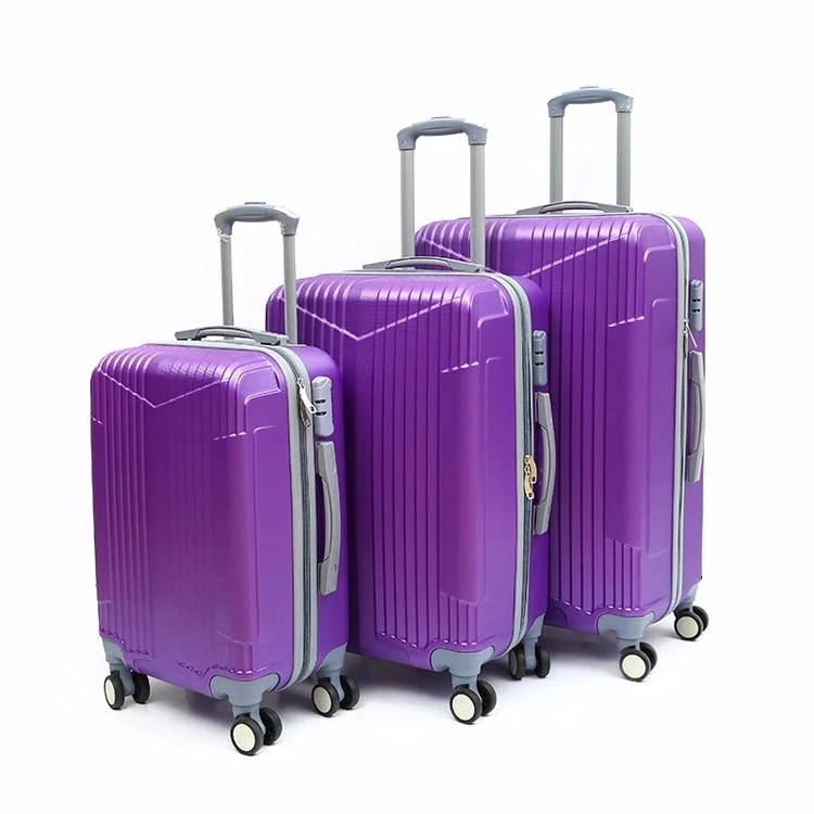 ABS Suitcase Trolley Bag 3 Pieces Set Wholesale Luggage Set with Good Quality
