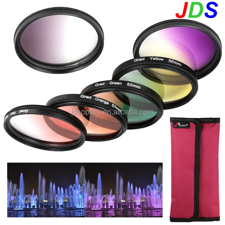 Optical glasses Square Gradual Filter lens For dslr camera accessories