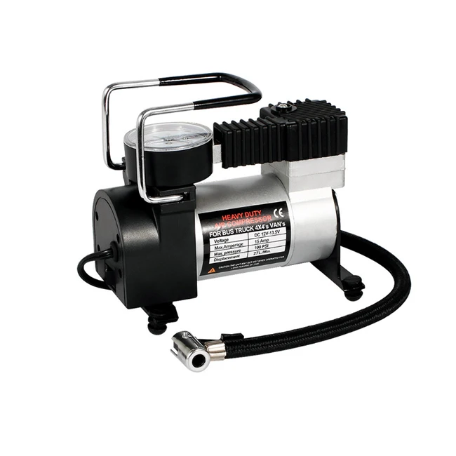 12V 100PSI portable car tire inflator pump for car bike motorcycle tyre