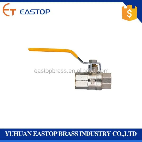 Шаровой кран Pn40 Dn8 с длинной ручкой из латуни с ручным управлением