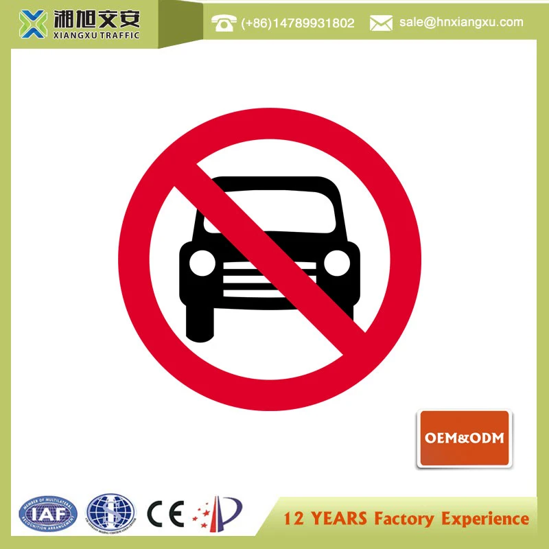 China shopping car traffic sign warning triangle buy street signs