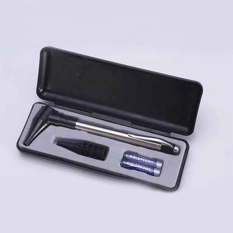 
HS-402F2 Medical Incubator Portable Rechargeable LED Cold Light Source Ear Otoscope 