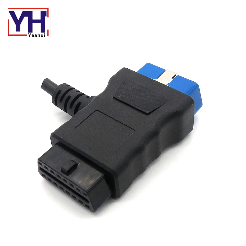 Прочный формованными автомобильной J1962M/F Pass-Thru Open End OBD2 конвертер Кабель