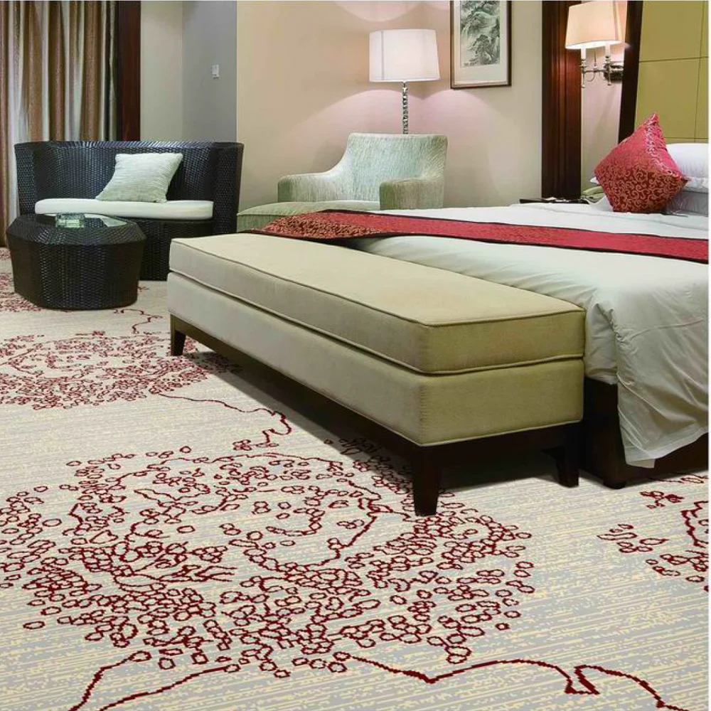 High quality Axminster broadloom Carpets for hotel bedroom carpet