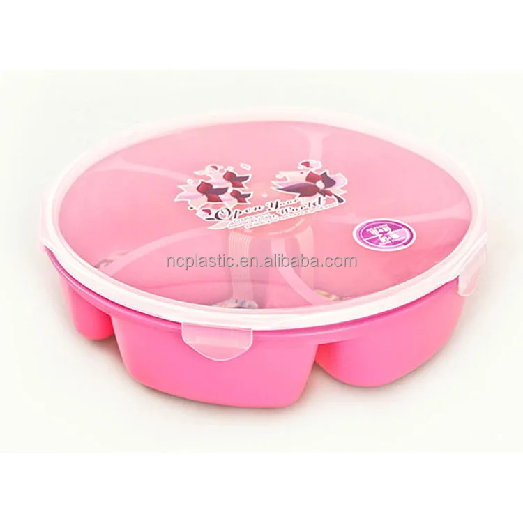 4-Section Multi Sectional Freshly Roasted Nuts Gift Tray with Lid