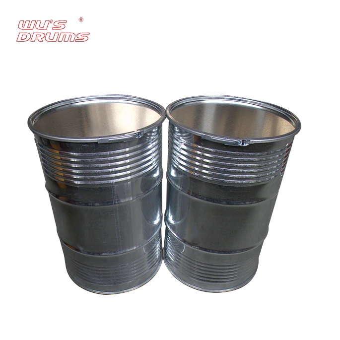 30 Gallon Galvanized Stainless Steel Open Head Barrel Drum in 200L-210L