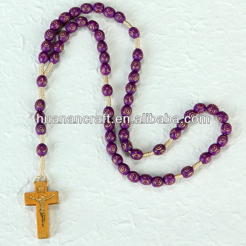 Дешевые цены завода продажи религиозные католические деревянные Иисус Розария (1100009847346)